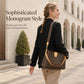 🎁2026 New Arrivals 50% OFF💥Women’s Vintage Monogram Bucket Bag with Adjustable Shoulder Strap🌙