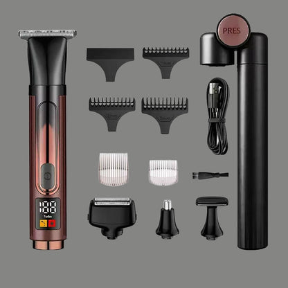 🎁2026 New Arrivals 50% OFF💥4-in-1 Grooming Kit – Razor, Trimmer, Nose & Body Clipper with LED Display 🔋