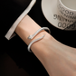 🎁2026 New Arrivals 50% OFF💥Vintage Snake Bangle Bracelet – Adjustable Open Cuff with Textured Scale Details & Green Eye Accents ✨