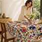 🎁2026 New Arrivals 50% OFF💥Retro Floral Tablecloth – Vintage print, stain-resistant & easy-clean – Perfect for daily dining & garden parties 🌿