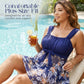 🎁2026 New Arrivals 50% OFF💥Skirted Tankini Set – Tummy Control Plus Size Fit 💙