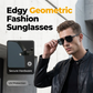 🎁2026 New Arrivals 50% OFF💥Pro-Favorite Men's Stylish Geometric Polygon Sunglasses – Metal & PC Frame – UV400 Protection 🕶️