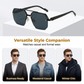 🎁2026 New Arrivals 50% OFF💥Pro-Favorite Men's Stylish Geometric Polygon Sunglasses – Metal & PC Frame – UV400 Protection 🕶️