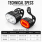 🎁2026 New Arrivals 50% OFF💥Rechargeable Bike Light Set 🚲 Light Up the Road, Ride Home Safe – No Batteries, No Fuss ✨