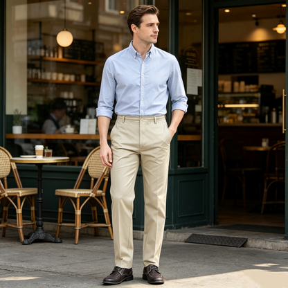 🎁2026 New Arrivals 50% OFF💥Top-rated men's slim pants with pockets – comfortable and wrinkle-free