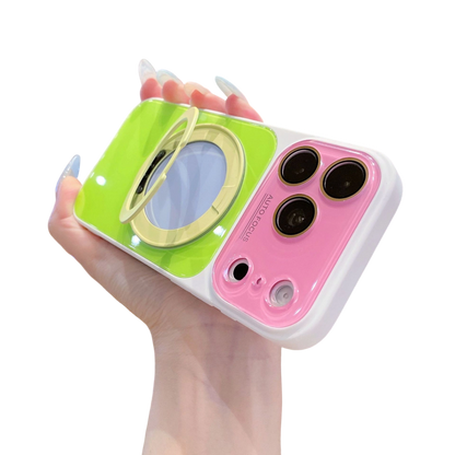 🎁2026 New Arrivals 50% OFF💥Color Block 360° Rotating Ring Stand Phone Case