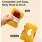 🎁2026 New Arrivals 50% OFF💥Exfoliating Honeycomb Bath Sponge with Hand Strap