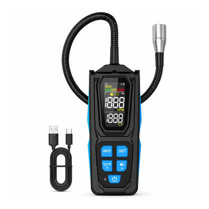 🎁2026 New Arrivals 50% OFF💥Rechargeable Halogen Refrigerant Leak Detector – Air Conditioning Leak Tester with Flexible Probe, Display and Alarm Function