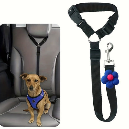 🎁2026 New Arrivals 50% OFF💥2-in-1 Car Safety & Walk Leash – Headrest Mount, No Seatbelt Buckle Needed! 🚗