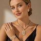 🎁2026 New Arrivals 50% OFF💥Rhinestone Jewelry 4-Piece Set – Necklace, Earrings, Bracelet & Ring – Complete Your Look! ✨