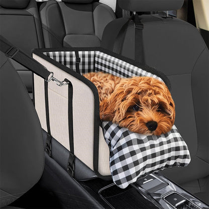 🎁2026 New Arrivals 50% OFF💥Secure Travel Pet Booster – Portable Dog Car Seat Booster, Safety Harness Included Soft Padded Pet Travel Carrier for Small & Medium Dogs