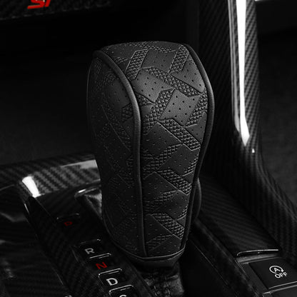 🎁2026 New Arrivals 50% OFF💥Breathable Gear Shift Knob Cover – Laser-Perforated Leather, Cool & Dry Grip! ✨