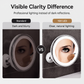 🎁2026 New Arrivals 50% OFF💥10x Magnifying Makeup Mirror with LED Light and Suction Cup