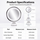 🎁2026 New Arrivals 50% OFF💥10x Magnifying Makeup Mirror with LED Light and Suction Cup