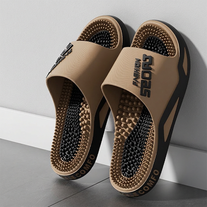 🎁2026 New Arrivals 50% OFF💥Men Massage Slippers Non Slip House Slides with Arch Support