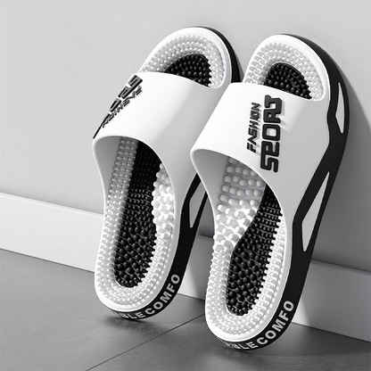🎁2026 New Arrivals 50% OFF💥Men Massage Slippers Non Slip House Slides with Arch Support