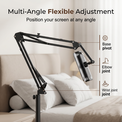 🎁2026 New Arrivals 50% OFF💥Watch in Bed, Hands-Free – Magnetic Tablet Stand with Hidden Mattress Base. No Shaking, No Drilling.