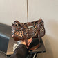 🎁2026 New Arrivals 50% OFF💥Retro Leopard Print Shoulder Bag for Women – Vintage Style Crossbody Handbag with Rivet Accents ✨