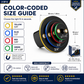 🎁2026 New Arrivals 50% OFF💥Universal Magnetic Threaded Adapter – Color-Coded Size Rings, Premium Aluminum – Rust-Resistant, Compact – For Ratchets & Power Tools! 🔋