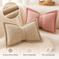 🎁2026 New Arrivals 50% OFF💥Soft Chenille Bow-Shaped Throw Pillow