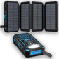🎁2026 New Arrivals 50% OFF💥Solar Power Bank – 20000mAh, Foldable 4-Panel Solar, IPX5 & LED Flashlight – For Camping & Emergencies 🏕️