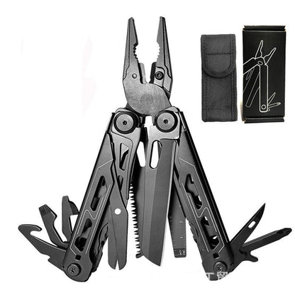 🎁2026 New Arrivals 50% OFF💥Heavy‑Duty Folding Multi‑Tool Pliers, Portable Multi‑Function Survival Tool with Knife, Screwdriver, with Carry Pouch for Camping, Outdoor, Home Emergency Repair