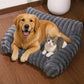 🎁2026 New Arrivals 50% OFF💥Cozy Sofa Pet Bed – Ultra-Comfortable, Raised Bolster Edges & Super-Soft Ribbed Plush – Fits Cats & Dogs ✨