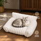 🎁2026 New Arrivals 50% OFF💥Cozy Sofa Pet Bed – Ultra-Comfortable, Raised Bolster Edges & Super-Soft Ribbed Plush – Fits Cats & Dogs ✨