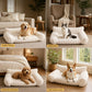 🎁2026 New Arrivals 50% OFF💥Cozy Sofa Pet Bed – Ultra-Comfortable, Raised Bolster Edges & Super-Soft Ribbed Plush – Fits Cats & Dogs ✨