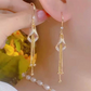 🎁2026 New Arrivals 50% OFF💥Elegant Geometric Tassel Hook Earrings