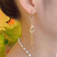🎁2026 New Arrivals 50% OFF💥Elegant Geometric Tassel Hook Earrings