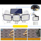 🎁2026 New Arrivals 50% OFF💥3-Head Solar Security Light with Motion Sensor