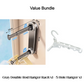 🎁2026 New Arrivals 50% OFF💥Foldable Telescopic Suction-Cup Hanger Rack – No-Drill Retractable Clothes Drying Pole