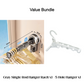 🎁2026 New Arrivals 50% OFF💥Foldable Telescopic Suction-Cup Hanger Rack – No-Drill Retractable Clothes Drying Pole