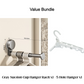 🎁2026 New Arrivals 50% OFF💥Foldable Telescopic Suction-Cup Hanger Rack – No-Drill Retractable Clothes Drying Pole