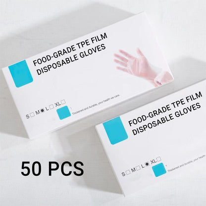 🎁2026 New Arrivals 50% OFF💥Food Grade Transparent Thickened Gloves – Durable, puncture-resistant & hygienic – Perfect for food prep, cleaning & cooking ✨