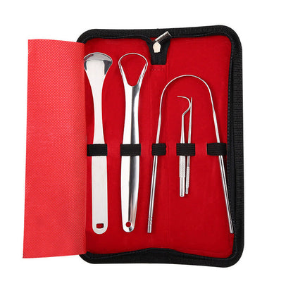 🎁2026 New Arrivals 50% OFF💥Stainless Steel Tongue Scraper Set