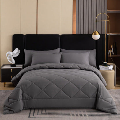 🎁2026 New Arrivals 50% OFF💥3-Piece Quilted Comforter Set with Shams