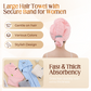 🎁2026 New Arrivals 50% OFF💥Large Hair Towel with Secure Band For Women
