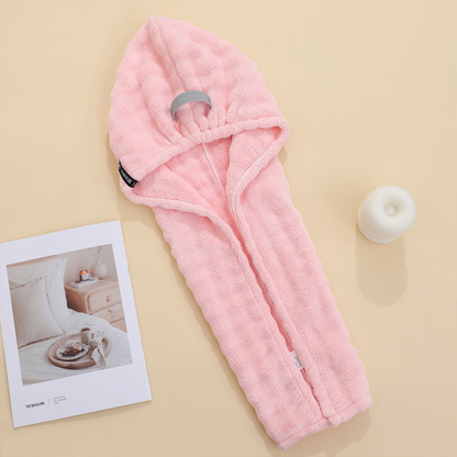 🎁2026 New Arrivals 50% OFF💥Large Hair Towel with Secure Band For Women