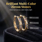 🎁2026 New Arrivals 50% OFF💥Sparkling Zircon Hollow Hoop Earrings