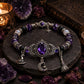 🎁2026 New Arrivals 50% OFF💥Gothic Purple Rhinestone Halloween Bracelet🔮💜