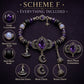 🎁2026 New Arrivals 50% OFF💥Gothic Purple Rhinestone Halloween Bracelet🔮💜