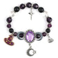🎁2026 New Arrivals 50% OFF💥Gothic Purple Rhinestone Halloween Bracelet🔮💜