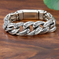 🎁2026 New Arrivals 50% OFF💥Men's Retro Mantra Bracelet – Six-Syllable Design, Stylish & Meaningful – Vintage Silver Finish with Dual-Chain Look ✨
