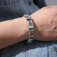 🎁2026 New Arrivals 50% OFF💥Men's Retro Mantra Bracelet – Six-Syllable Design, Stylish & Meaningful – Vintage Silver Finish with Dual-Chain Look ✨