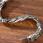 🎁2026 New Arrivals 50% OFF💥Men's Retro Mantra Bracelet – Six-Syllable Design, Stylish & Meaningful – Vintage Silver Finish with Dual-Chain Look ✨