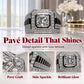 🎁2026 New Arrivals 50% OFF💥Elegant Sparkly Square Halo Ring