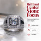🎁2026 New Arrivals 50% OFF💥Elegant Sparkly Square Halo Ring