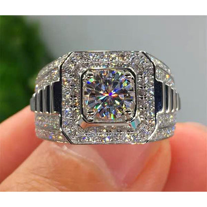 🎁2026 New Arrivals 50% OFF💥Elegant Sparkly Square Halo Ring